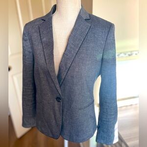 Ann Taylor | Navy White Career Jacket 8